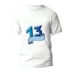 חולצה לבר מצווה דגם 1 "13 בר מצווה" - ספידפרינט חולצות מודפסות