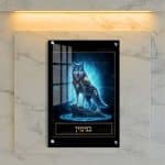 בנימין - דגם כחול ניאון